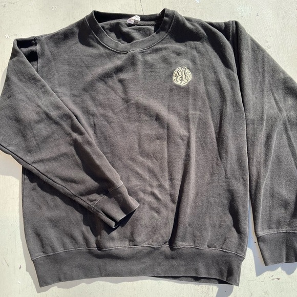 Men's Kook of the Day Sweatshirt Black Spell-Out XL Surf Wipeout IG Sport Beach - Picture 4 of 12